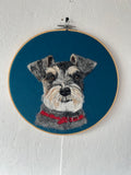 Schnauzer needle felt