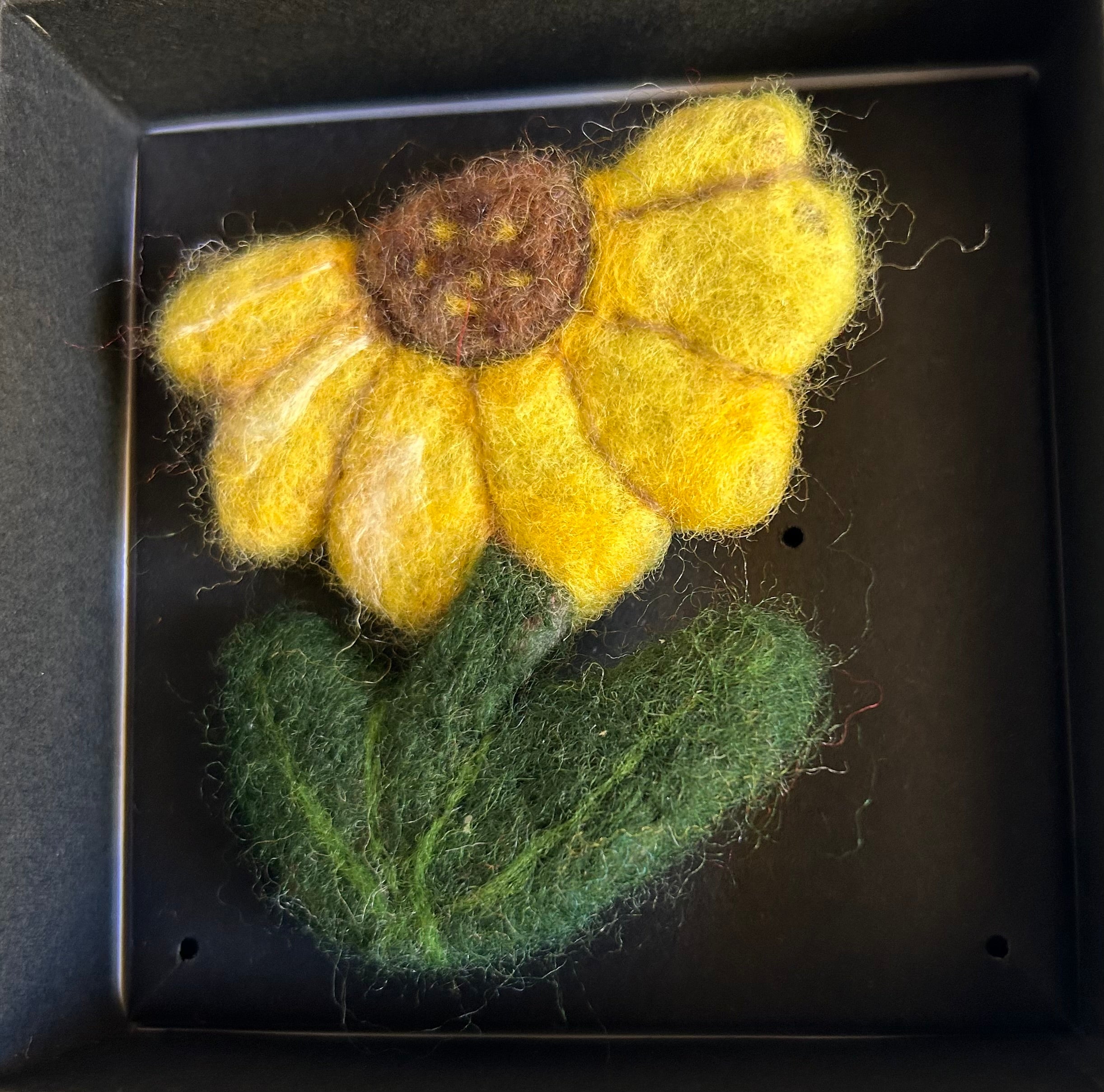 Yellow Daisy Brooch
