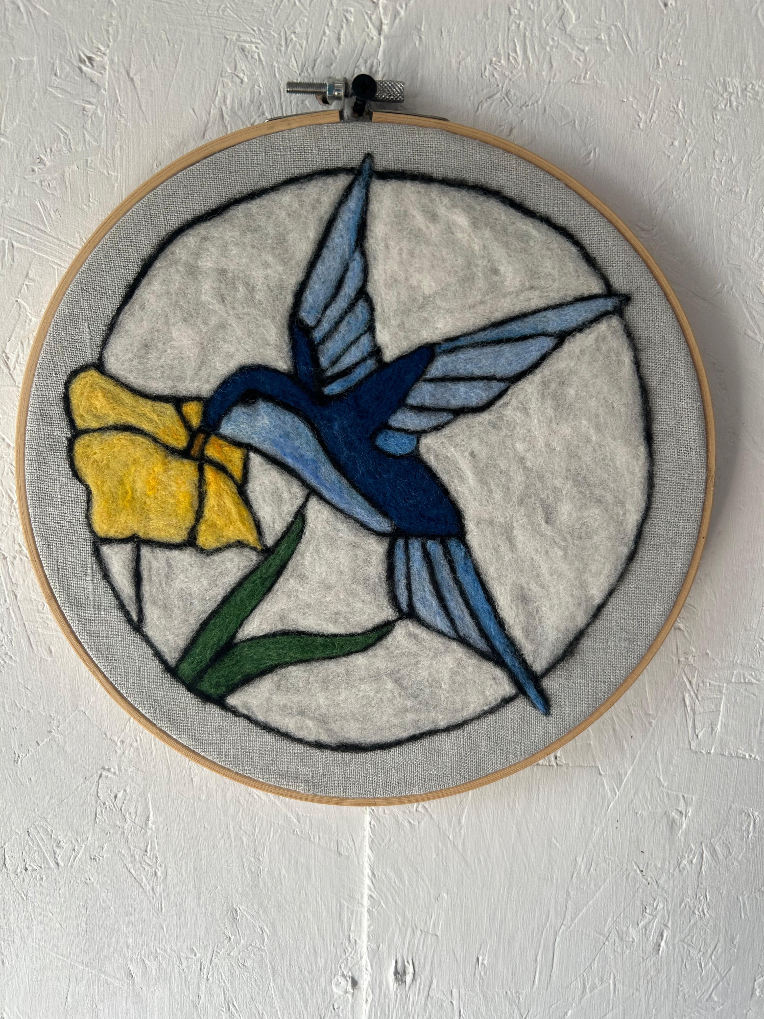 Humming Bird needle Felted